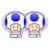 2人のキノピオのアイコン
